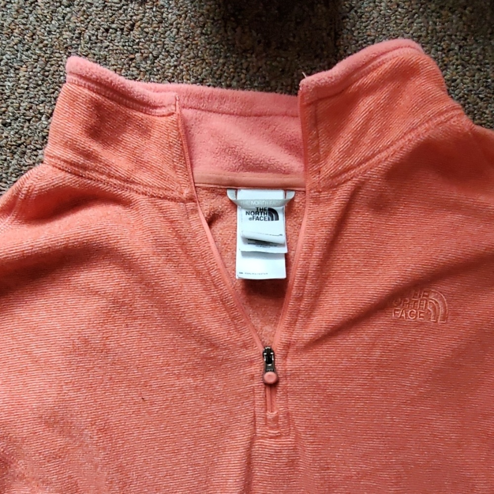The North Face lightweight fleece 1/4 zip sz lg